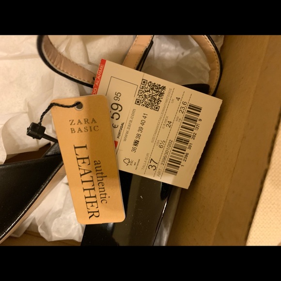 🚫SOLD🚫 NWB Zara High Heel With Geometric Sandal - Picture 8 of 8